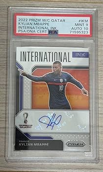 Amazon.co.jp: エムバペ 直筆サインカード PSA MINT9 AUTO10